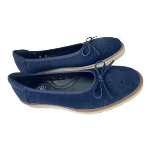 ***SOLD** Vaneli Cut Out Suede Ballet Flats  Women's size 10 N